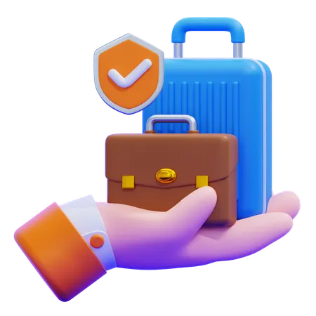Travel Insurance  3D Icon