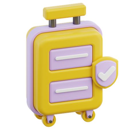 Travel Insurance  3D Icon