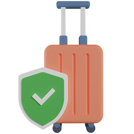 Travel insurance 3D Icon