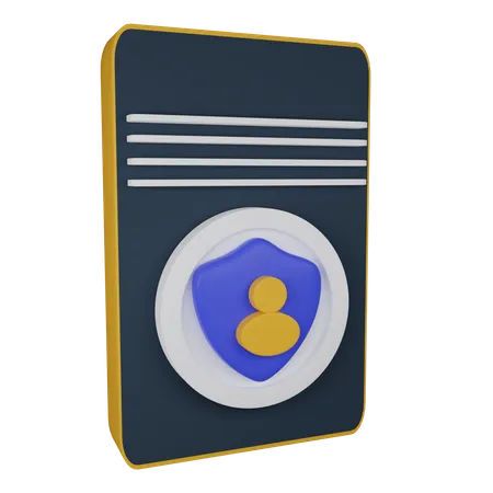 Travel insurence  3D Icon