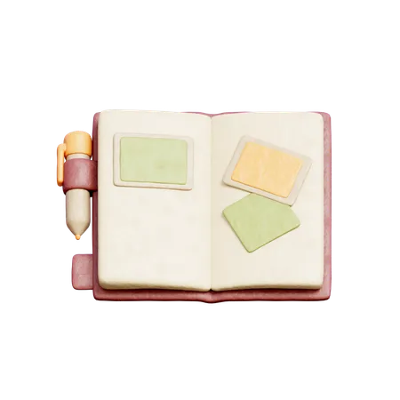 Travel Journal  3D Icon