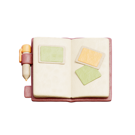 Travel Journal  3D Icon