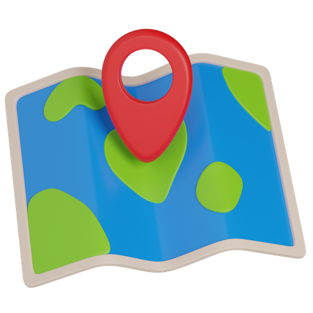 Travel location  3D Icon
