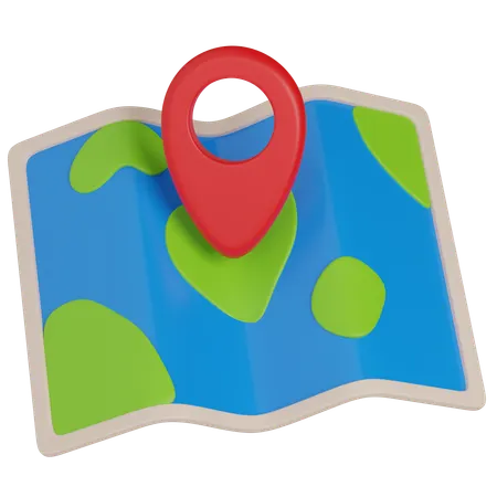 Travel location  3D Icon