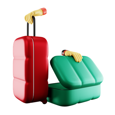 Travel Luggage  3D Icon