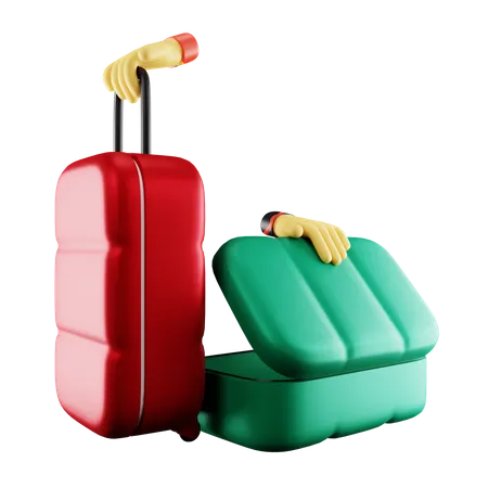 Travel Luggage  3D Icon