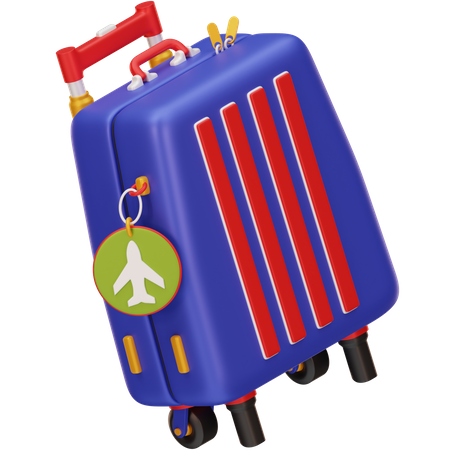 Travel Luggage  3D Icon