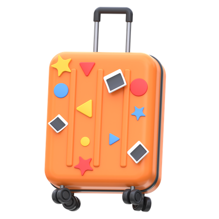 Travel Luggage  3D Icon