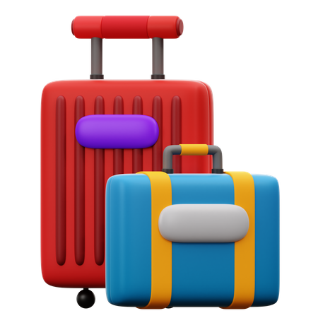 Travel Luggage  3D Icon