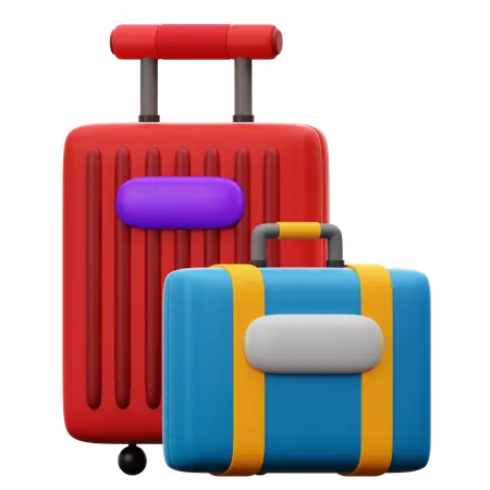 Travel Luggage  3D Icon