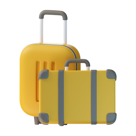 Travel Luggage  3D Icon