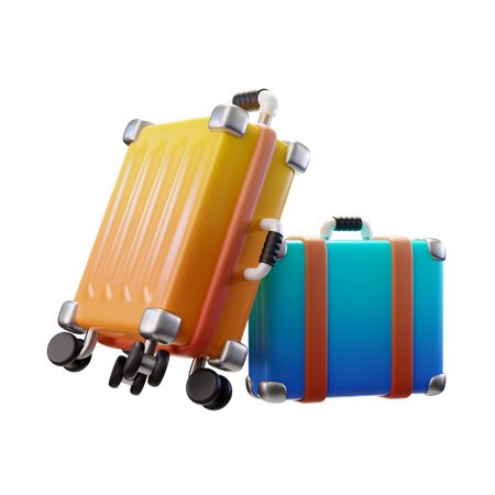 Travel Luggage  3D Illustration