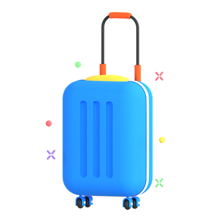 Travel Luggage  3D Illustration