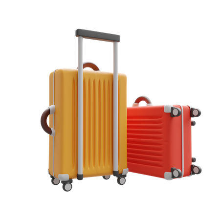 Travel Luggage  3D Illustration