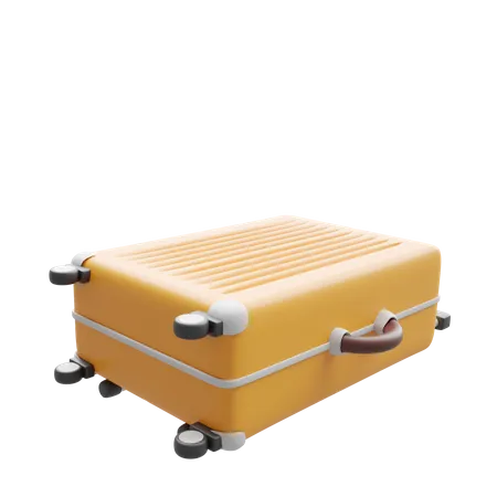 Travel Concept 3 D Rendering Illustration Of Luggage 3D Illustration