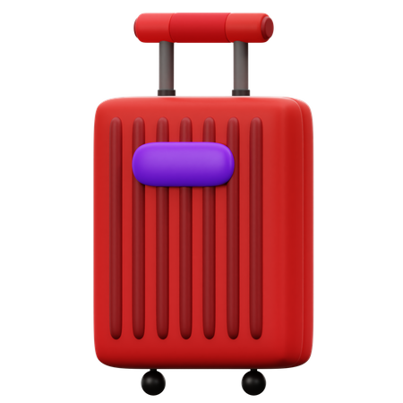 Travel Luggage 3D Icon