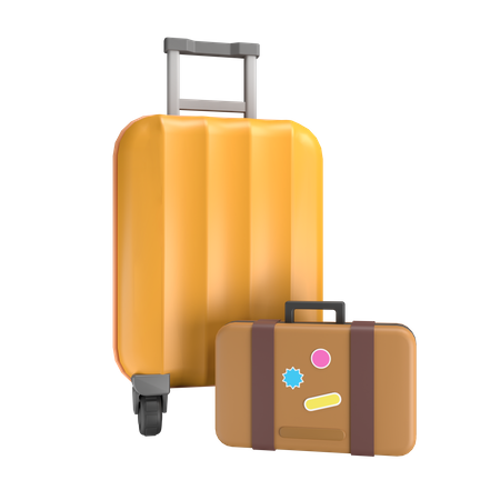 Travel Luggage  3D Illustration