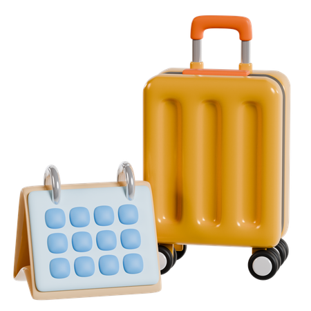 Travel Luggage Reminder  3D Icon