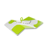 3d travel map logo