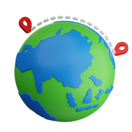 Travel Maps  3D Icon