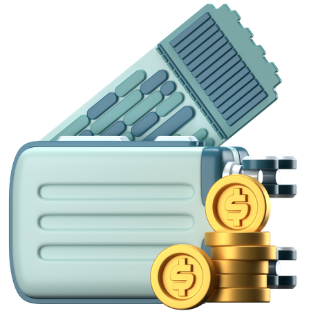 Travel Money  3D Icon