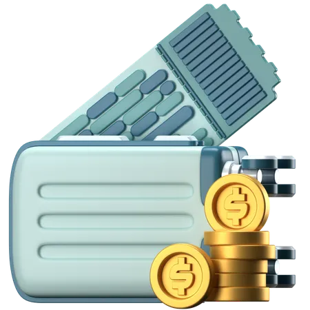 Travel Money  3D Icon