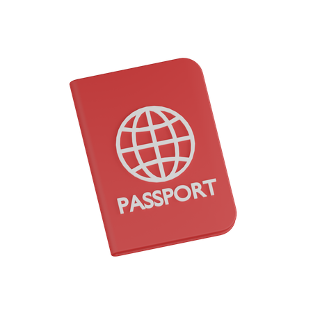 Travel Passport  3D Icon