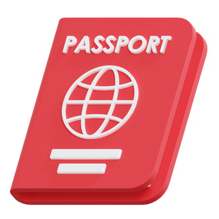 Travel Passport  3D Icon