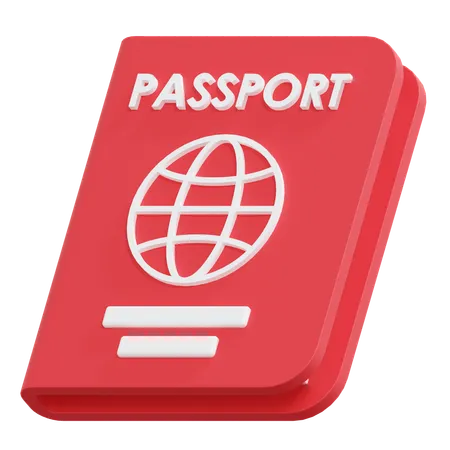 Travel Passport  3D Icon