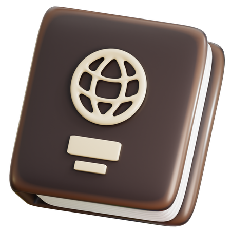 Travel Passport  3D Icon