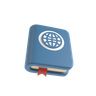 travel passport 3d logos