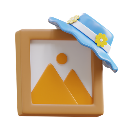 Travel Picture  3D Icon