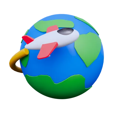 Travel Plan  3D Icon