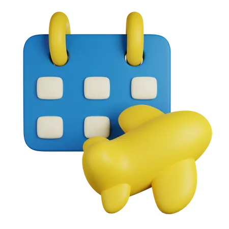 Travel schedule  3D Icon