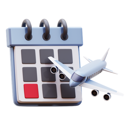 Travel Schedule  3D Icon