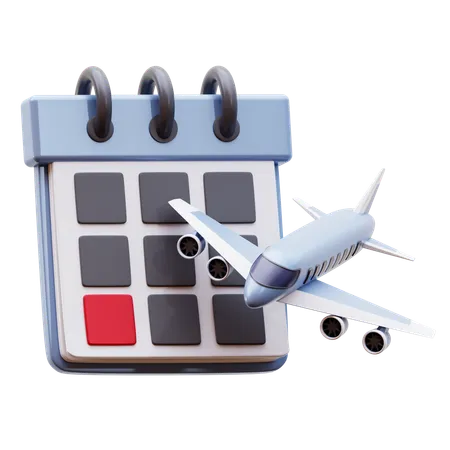 Travel Schedule  3D Icon