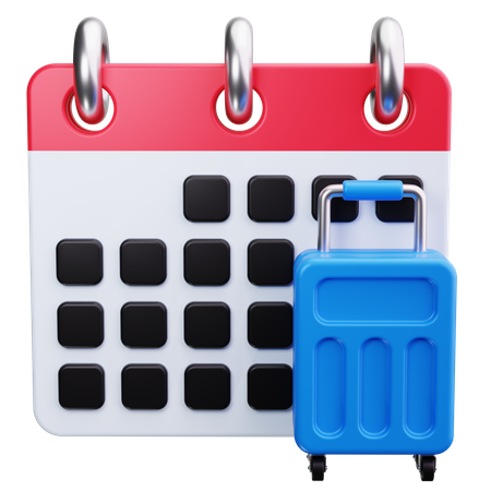 Travel Schedule  3D Icon