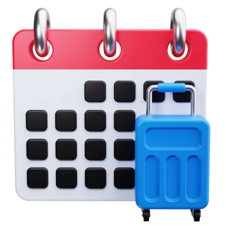 Travel Schedule  3D Icon