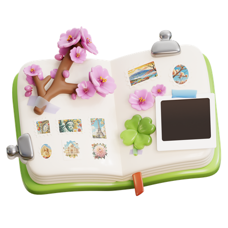 Travel Scrapbook  3D Icon