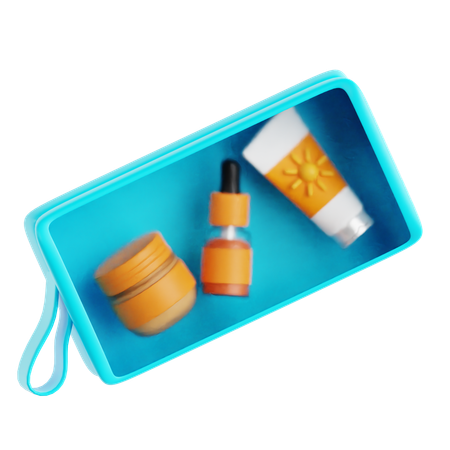Travel Skincare Pouch  3D Icon