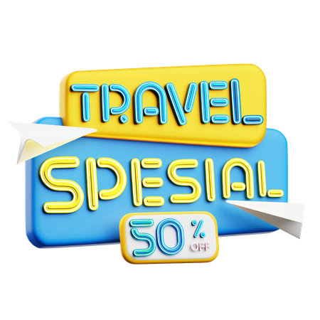 Travel Special  3D Icon
