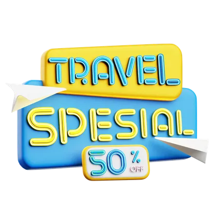 Travel Special  3D Icon