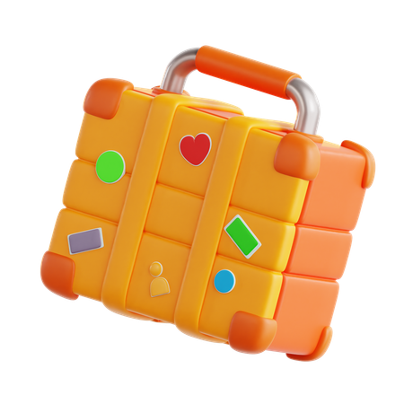 Travel Suitcase  3D Icon