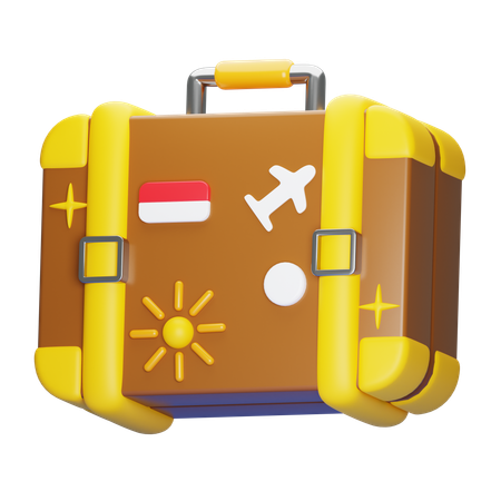 Travel Suitcase  3D Icon