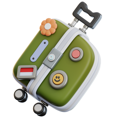 TRAVEL SUITCASE  3D Icon