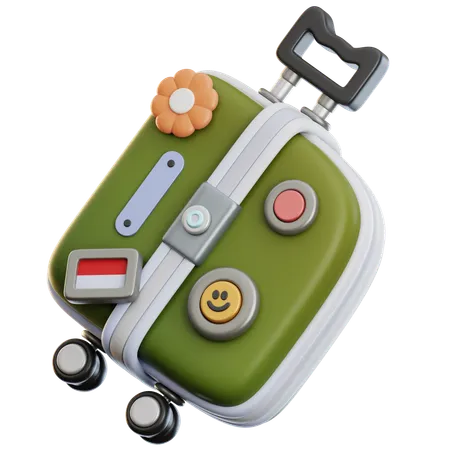 TRAVEL SUITCASE  3D Icon