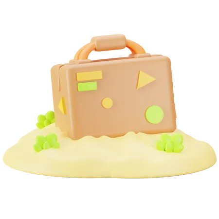 Travel Suitcase  3D Icon