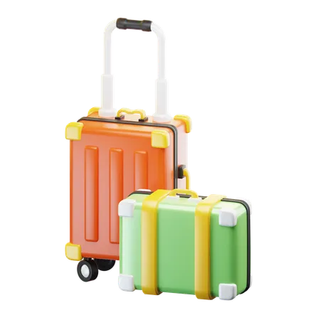 Travel Suitcase  3D Icon