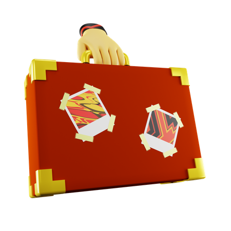 Travel Suitcase  3D Icon