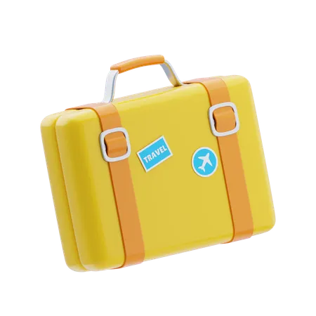 Travel Suitcase  3D Icon